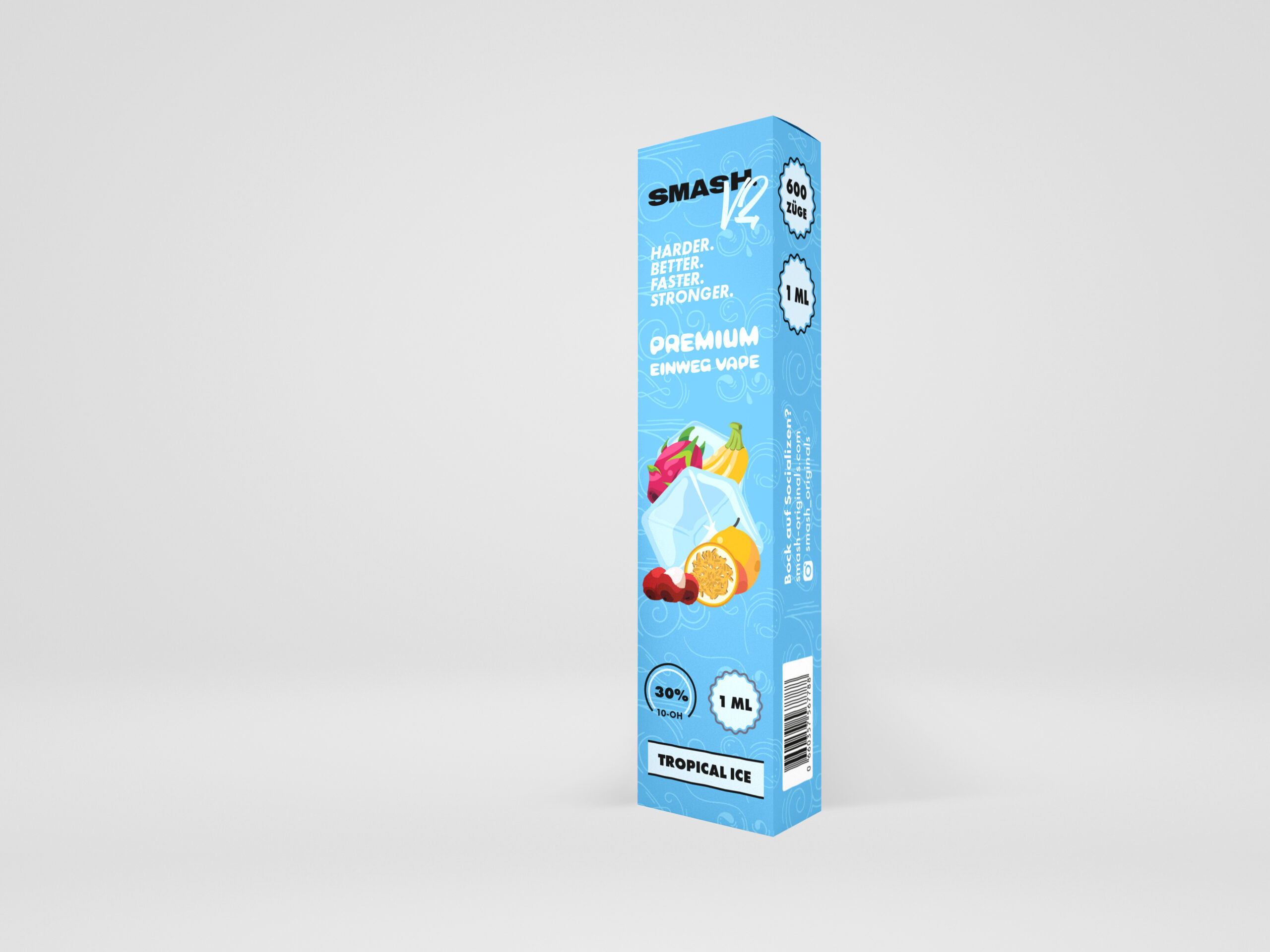 Smash 10OH vape Tropical Ice scaled