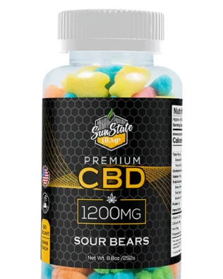 Sun State CBD Gummibärchen Sour Bears 1200 mg