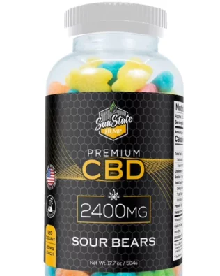 Sun State CBD Gummibärchen Sour Bears 2400 mg