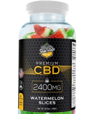 Sun State CBD Gummibärchen Wassermelone Scheiben 1200 mg