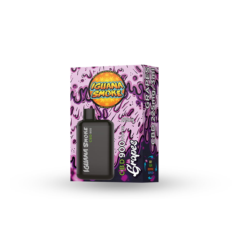 Iguana CBD vape Grapes – 3 ml - Billede 2