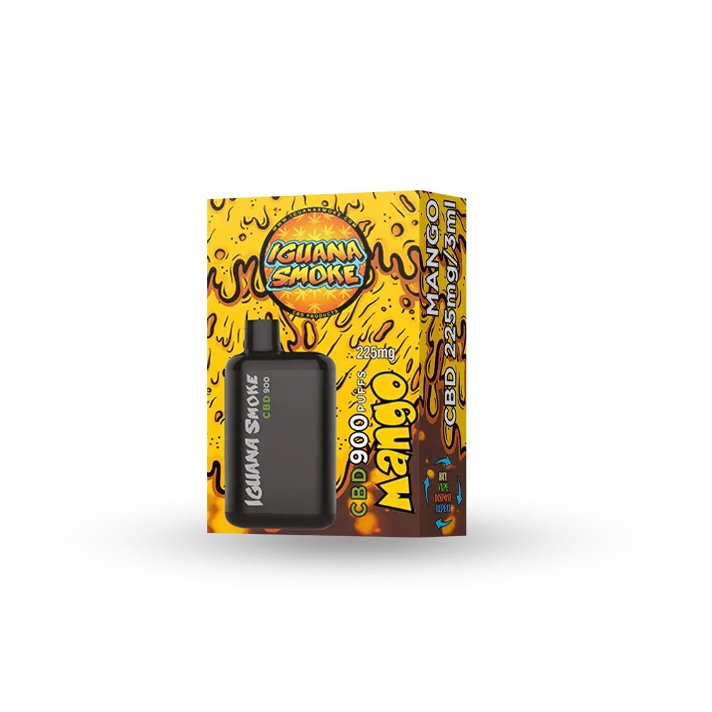 Iguana CBD vape Mango – 3 ml - Billede 4