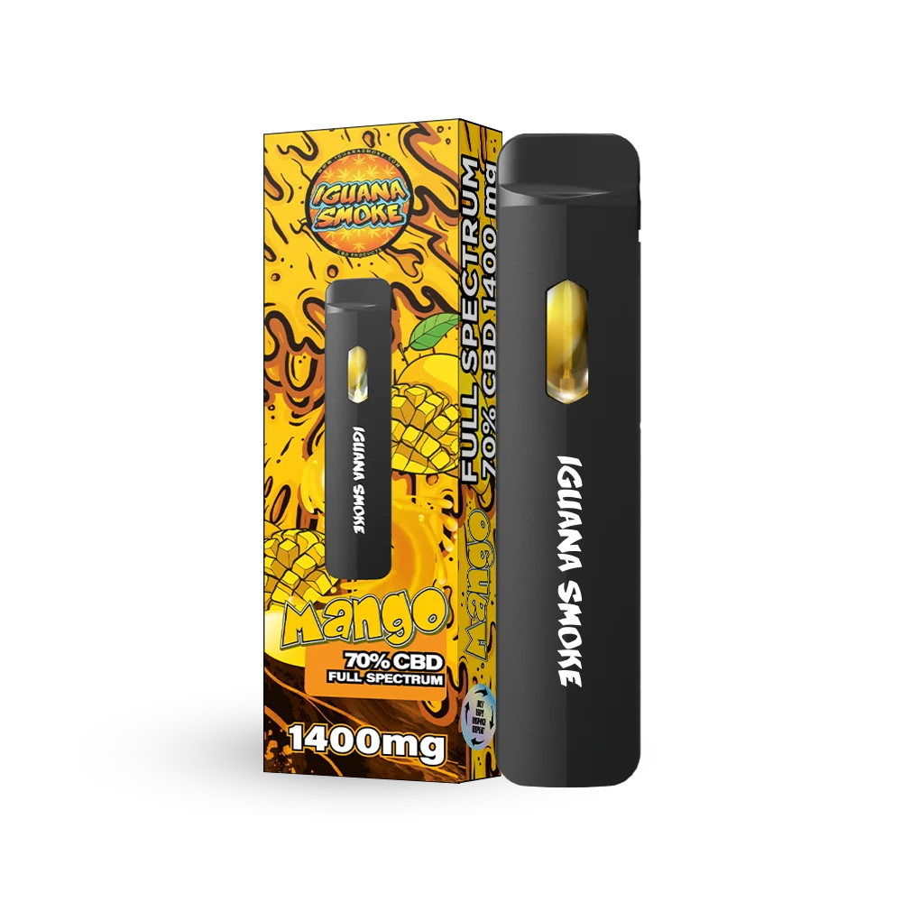 iguana smoke full spectrum cbd vape mango