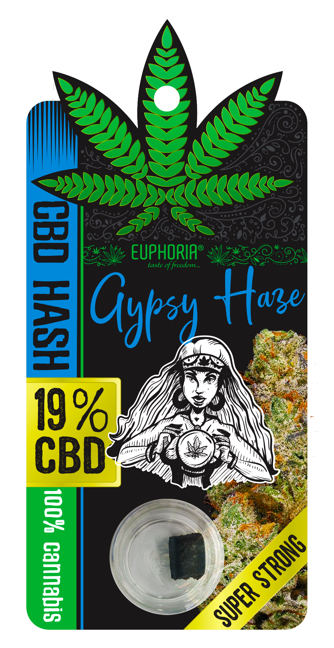 CBD Hash Gypsy haze 1g - 19% CBD