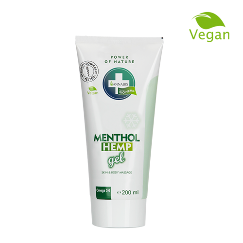 annabis menthol hampgel med kølende effekt