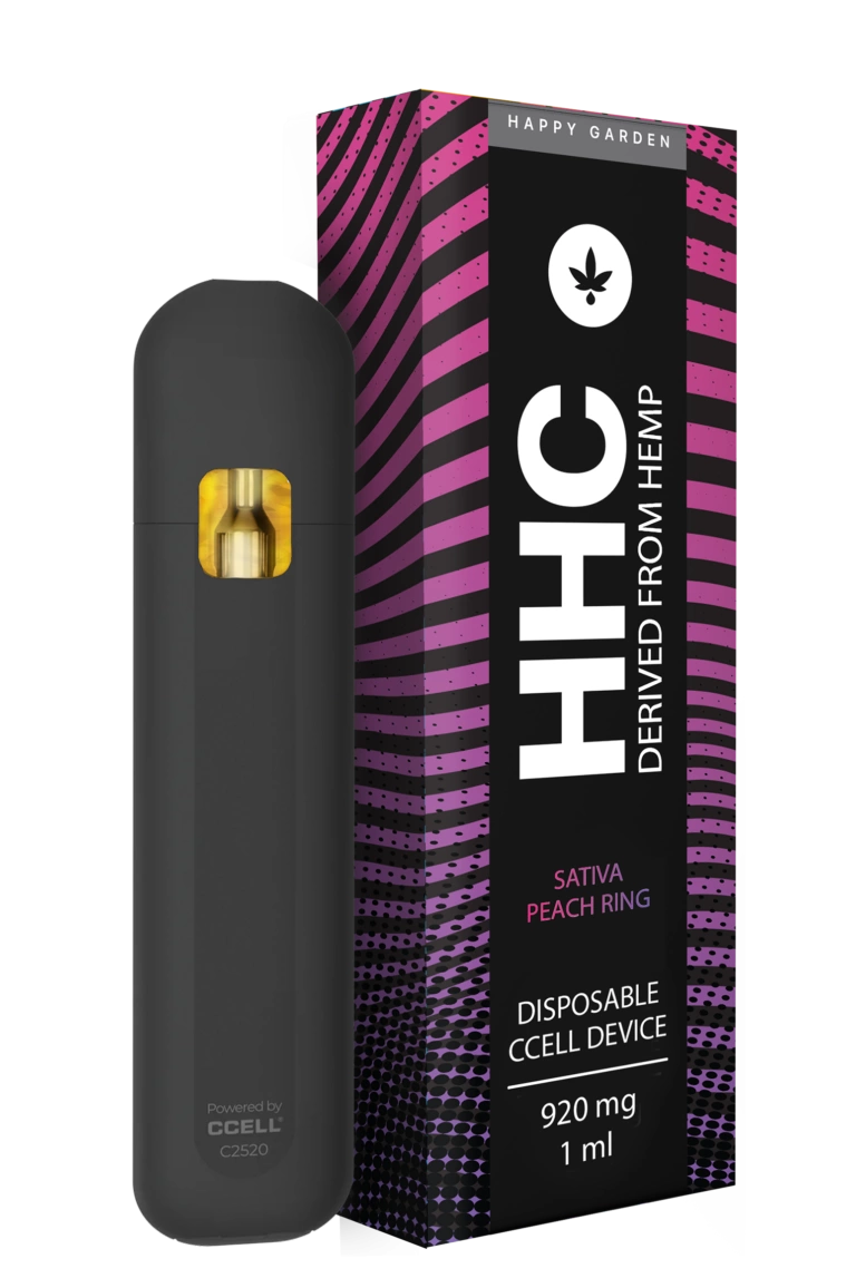 happy garden hhc vape sativa peach ring