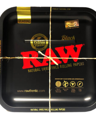 RAW Black Square Metal Mikserbakke 23x23cm