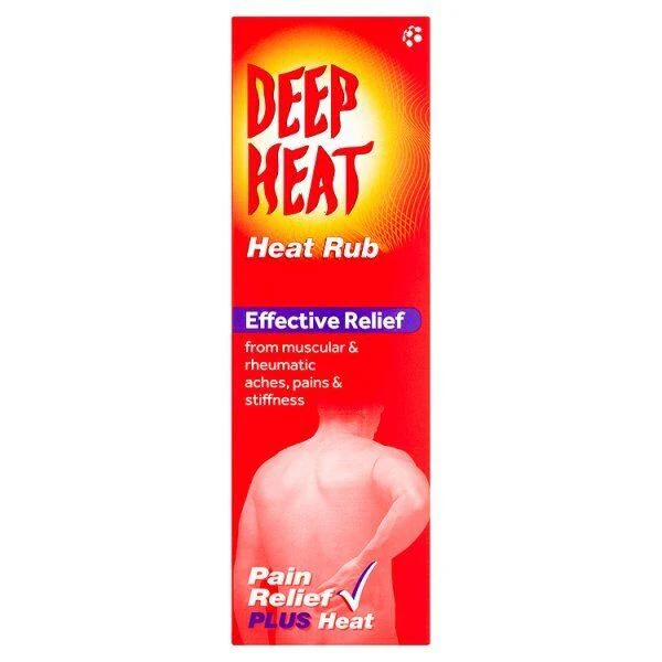 deep heat smertelindring rub pain relief